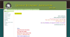 Desktop Screenshot of gujarateconomicassociation.org