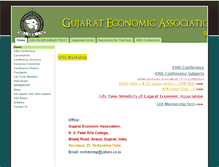 Tablet Screenshot of gujarateconomicassociation.org